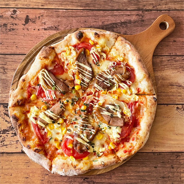 02新得地鶏照り焼きチキンのPIZZA(1500円)