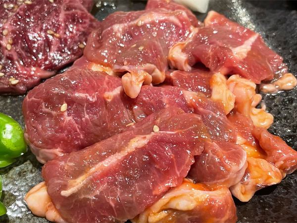 04サガリ＆生ラム定食(1290円)の生ラム