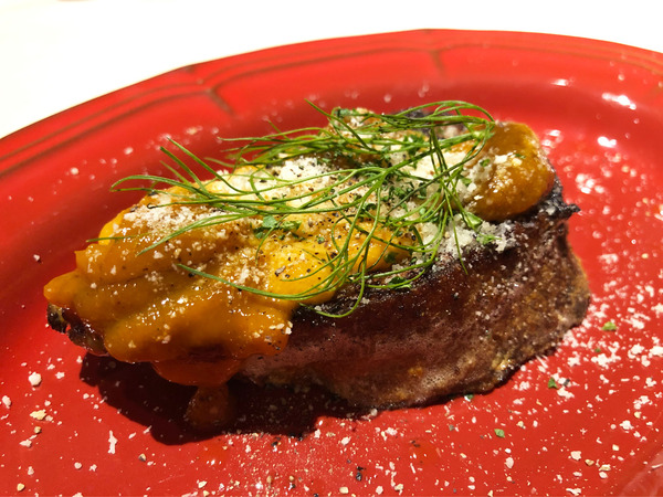 04うにフレンチトースト(850円)