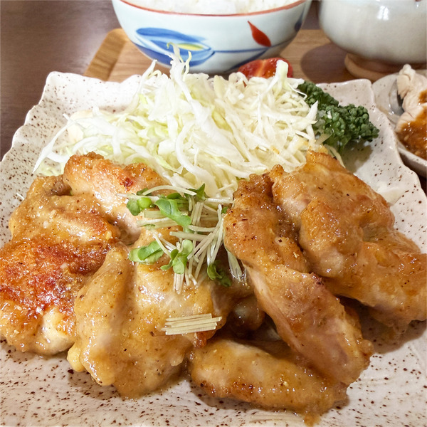 02鶏のさんしょうみそ焼き