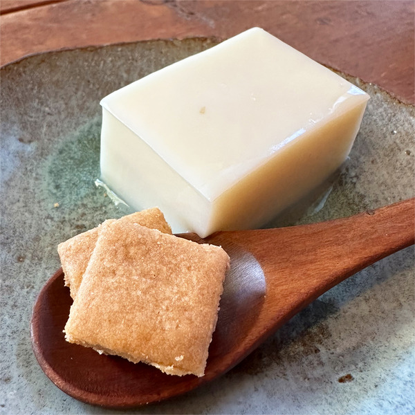 20生姜煎り甘酒豆乳寒天・きなこクッキー
