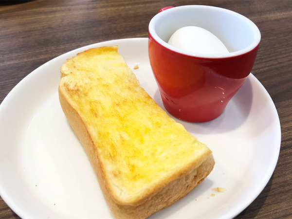 02厚切りトースト・ゆで卵(0円)