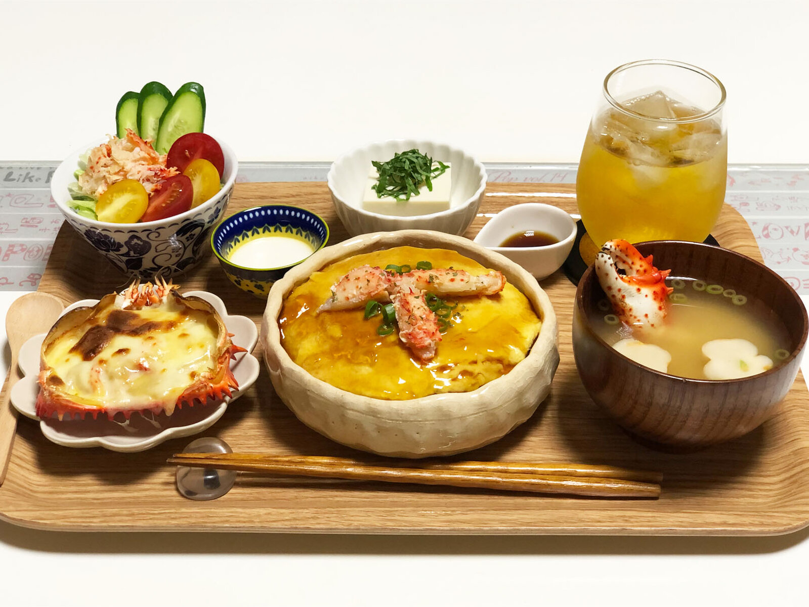 もぐもぐcafe 昆布森産花咲ガニ定食 おうちごはん Tomakoのもぐもぐ もぐもぐcafe 昆布森産花咲ガニ定食 おうちごはん Tomakoのもぐもぐ