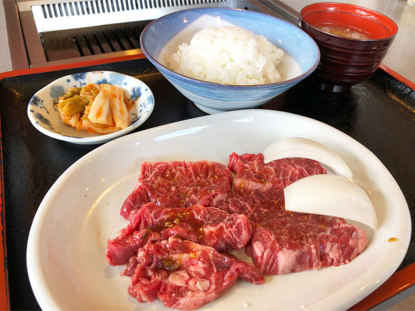 02牛サガリ定食(1200円)