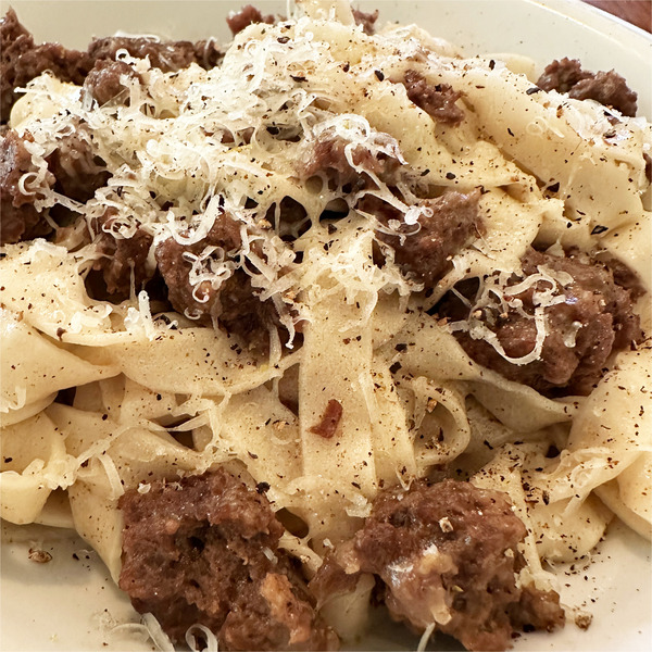 08内海ファーム牛のタリアテッレ(1500円)