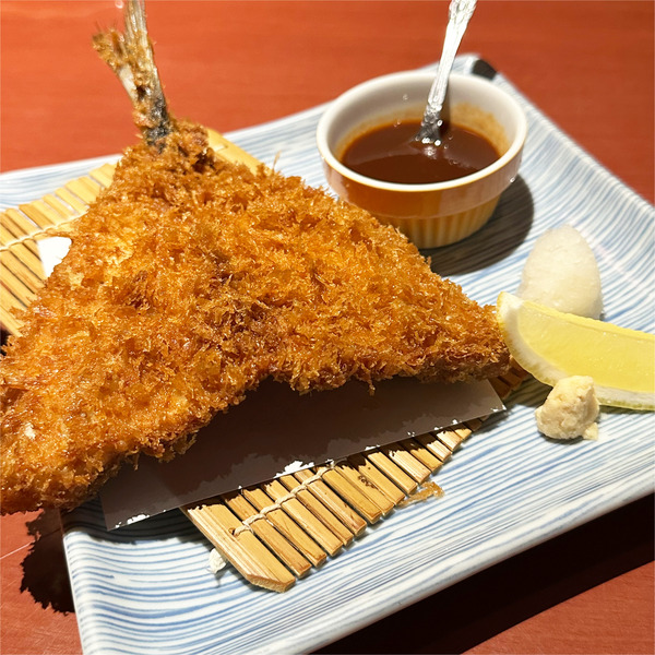 10長崎対馬産 天然！でっかい鯵フライ(968円)