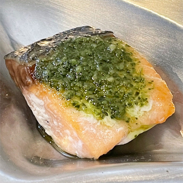06焼き魚(バジルソース)