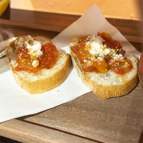 10ビストのブルスケッタ