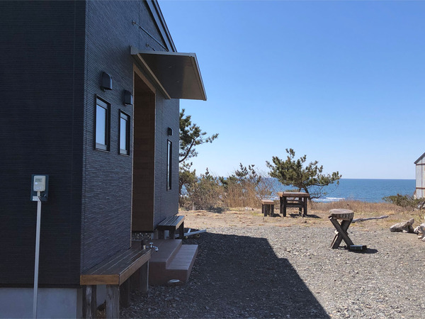 14海が見えるカフェです