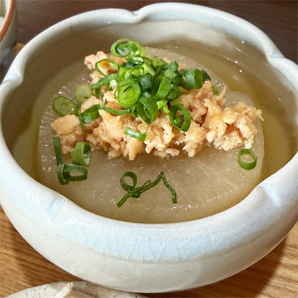 04ふろふき大根・肉味噌乗せ