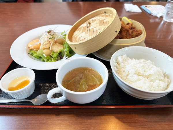 07エビマヨと唐揚げセット(1200円)