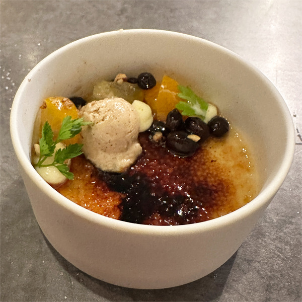 30黒千石大豆のきな粉のクレームブリュレ