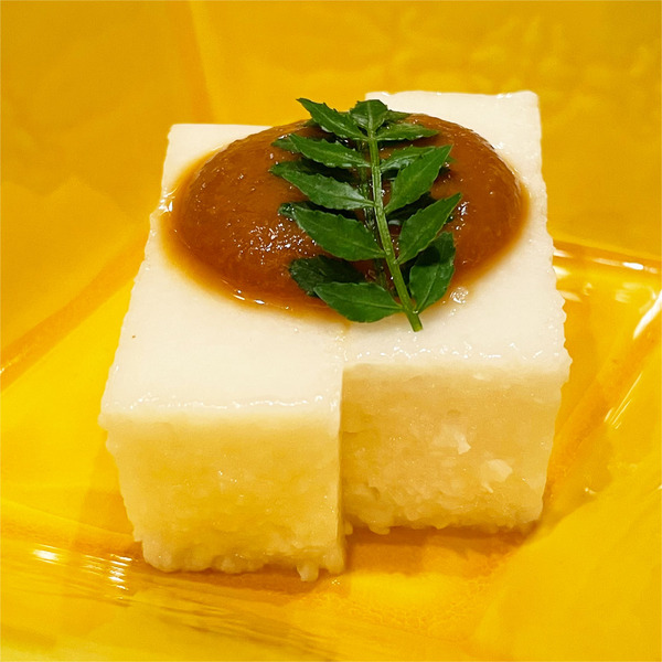 04養老豆腐(木の芽、雲丹醤油)