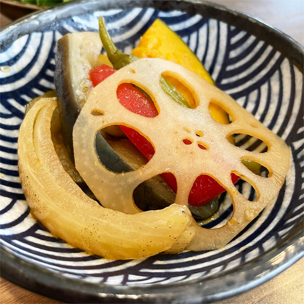 04夏野菜の揚げびたし