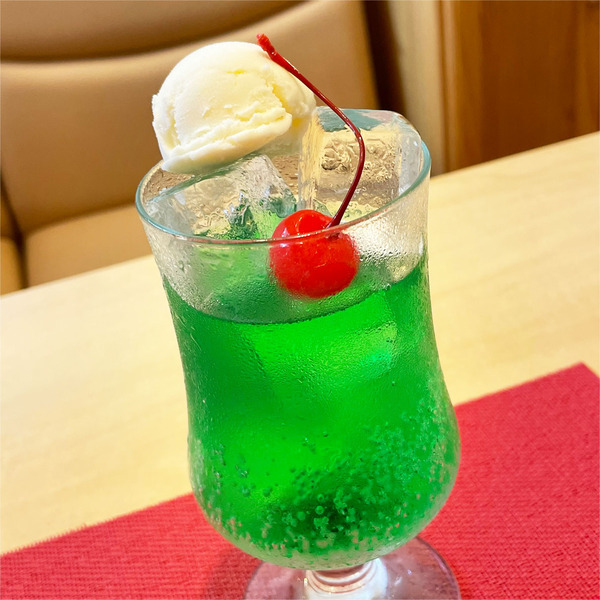 08メロンフロート(550円)