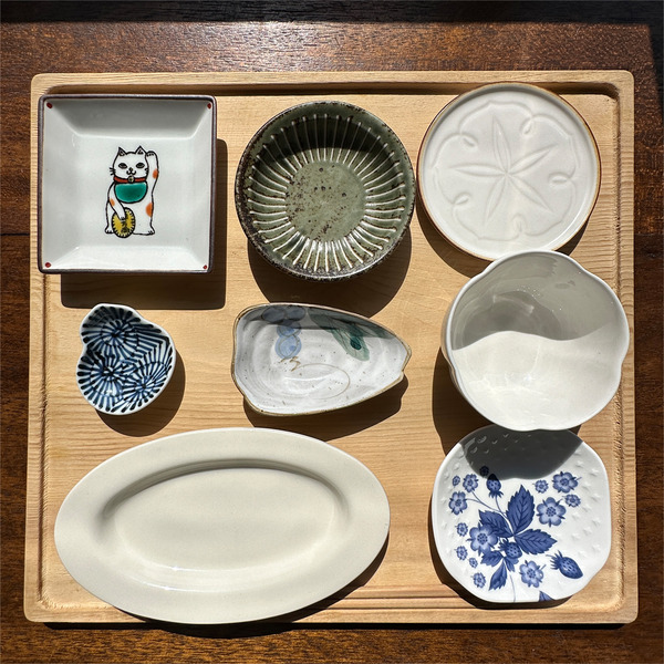 01豆皿がセッティングされてます