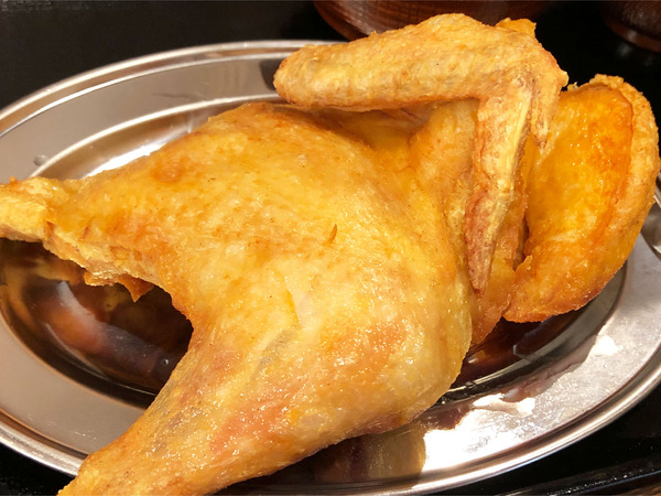 02若鶏定食(1200円⇒1000円)若鶏半身揚げ