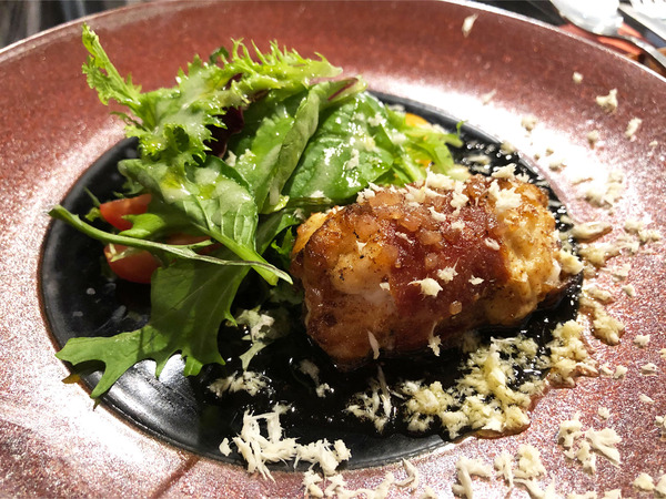 07魚料理1：広尾産真ダチのサルティンボッカ