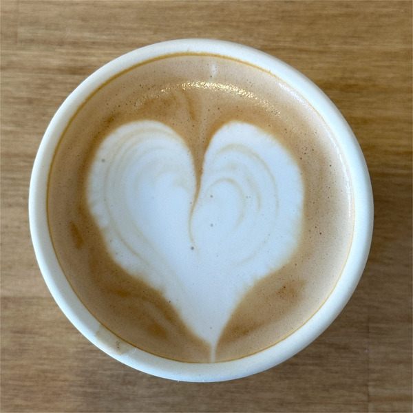 12初々しいラテアート