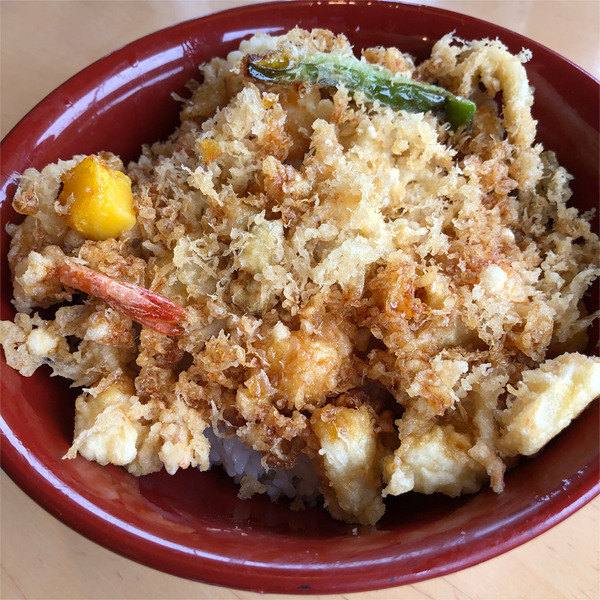 06かき揚げ天丼・1枚(1540円)