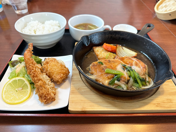 01ことぶき亭Fランチ(1400円)