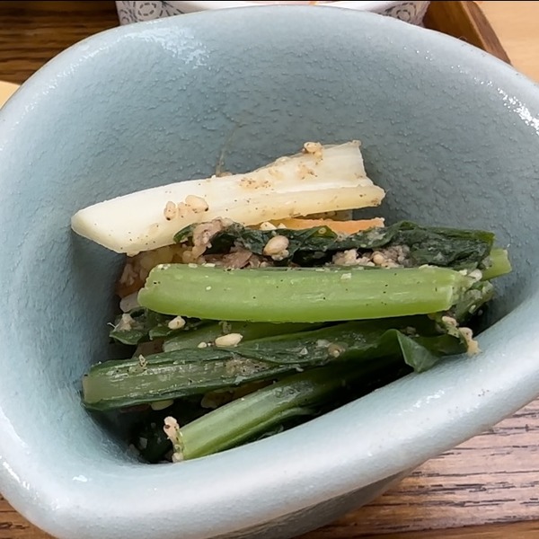 03小松菜の胡麻和え