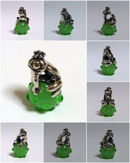 トロールビーズ Trollbeads ドイツ限定フロッグプリンス トロールビーズ Trollbeads ドイツ限定フロッグプリンス