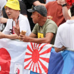 【徐教授】東京五輪に続いてパリ五輪にも…日本人男性が旭日旗を掲げ応援　韓国教授がIOCに抗議
