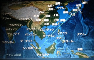 24回目のシンガポール--日本航空「JL035」便