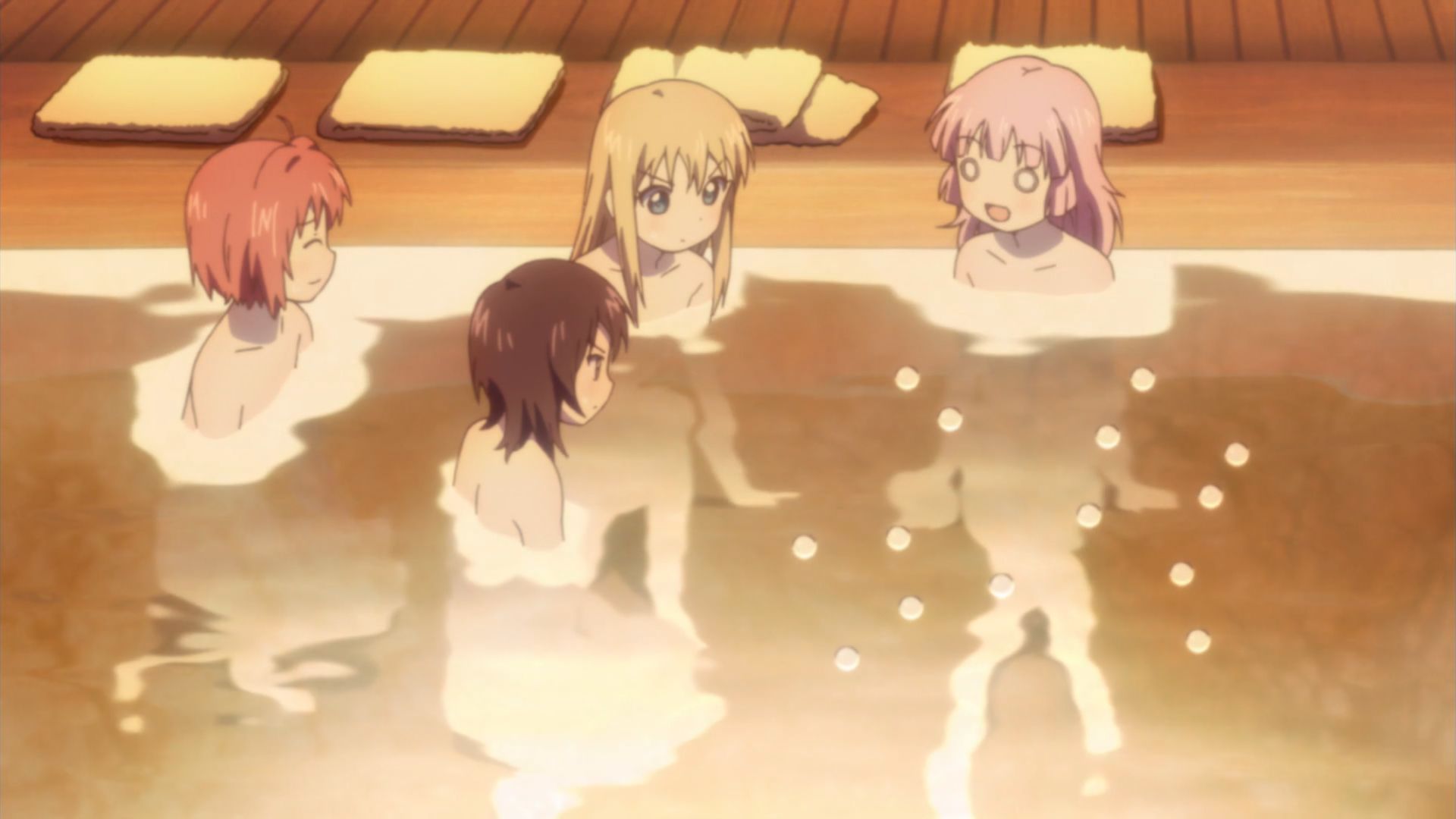 ゆるゆり 1話 帰って来た主人公 海外の反応 かいがいの