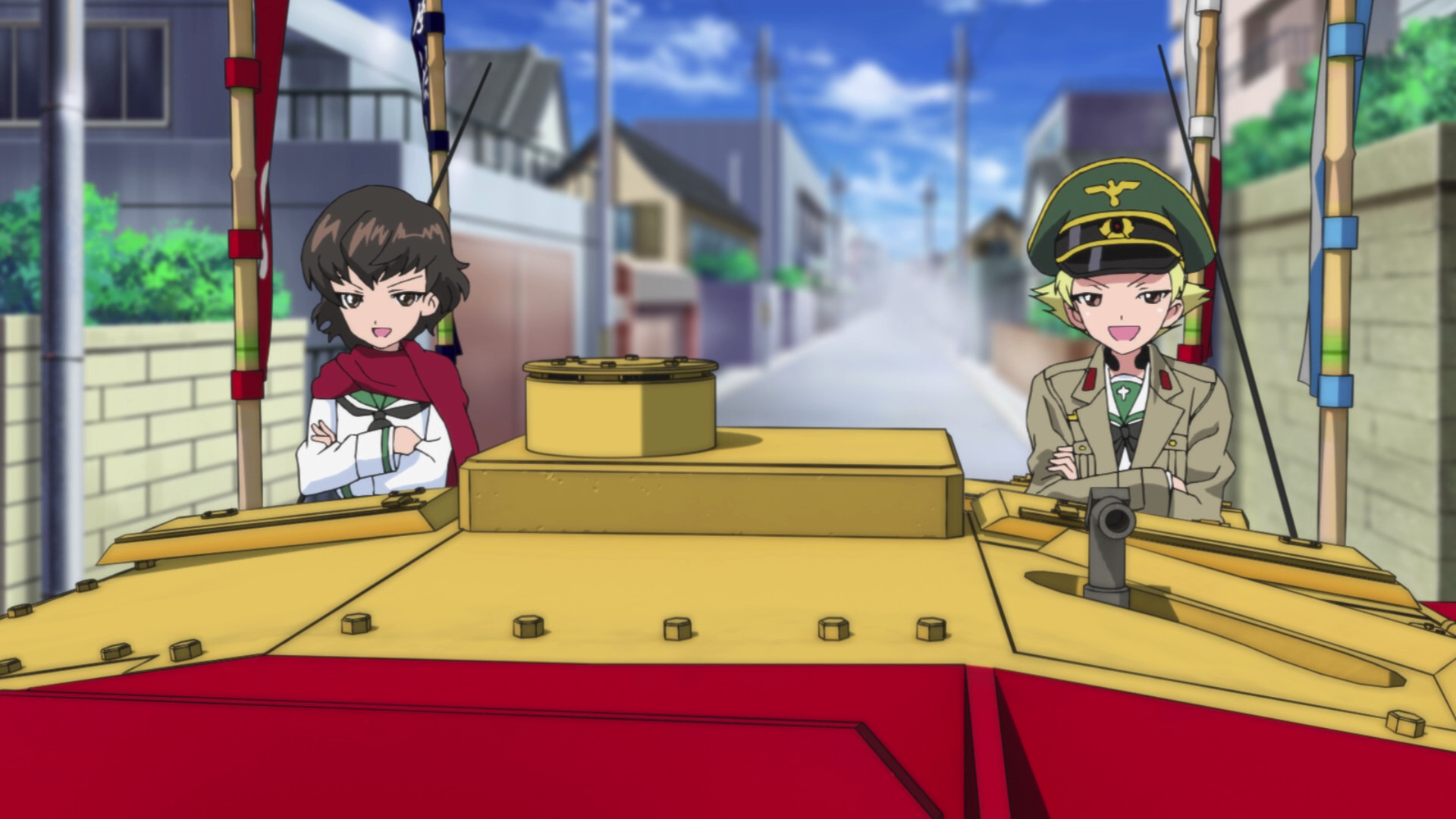 ガールズ パンツァー 4話 隊長 がんばります 海外の感想 考察 かいがいの