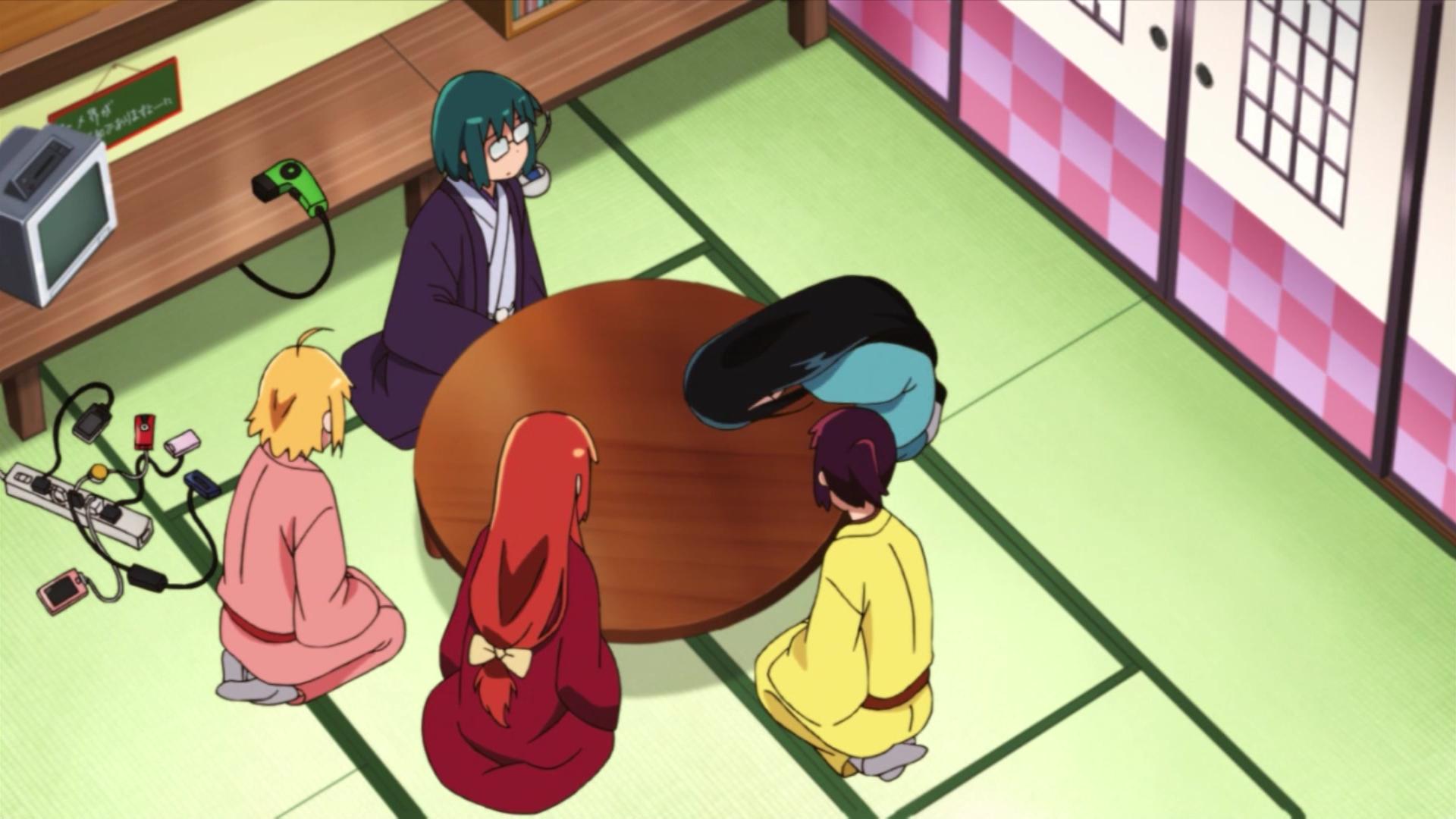 じょしらく 7話 ヤンキー怖い 魚政談 楽屋調べ 海外の感想 かいがいの