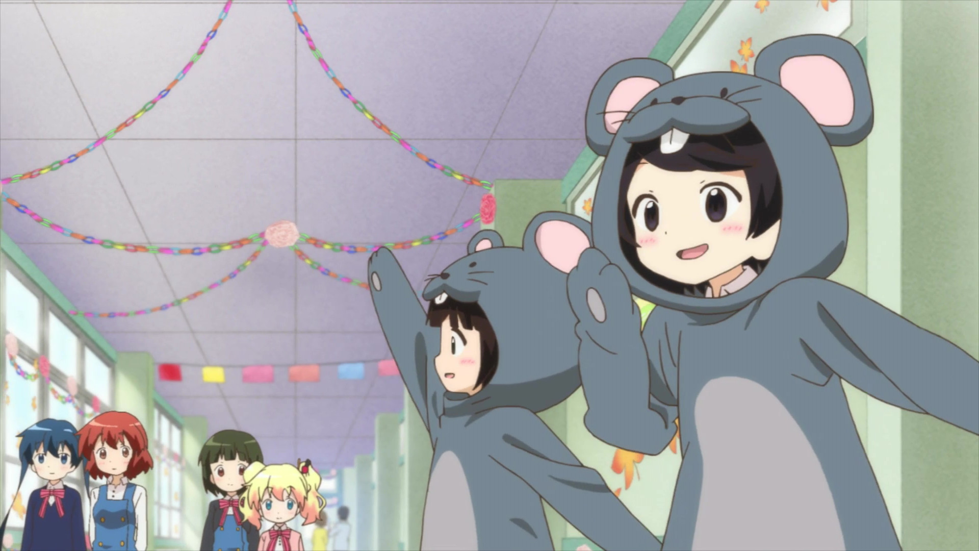 きんいろモザイク 8話 今日はなんの日 海外の感想 かいがいの