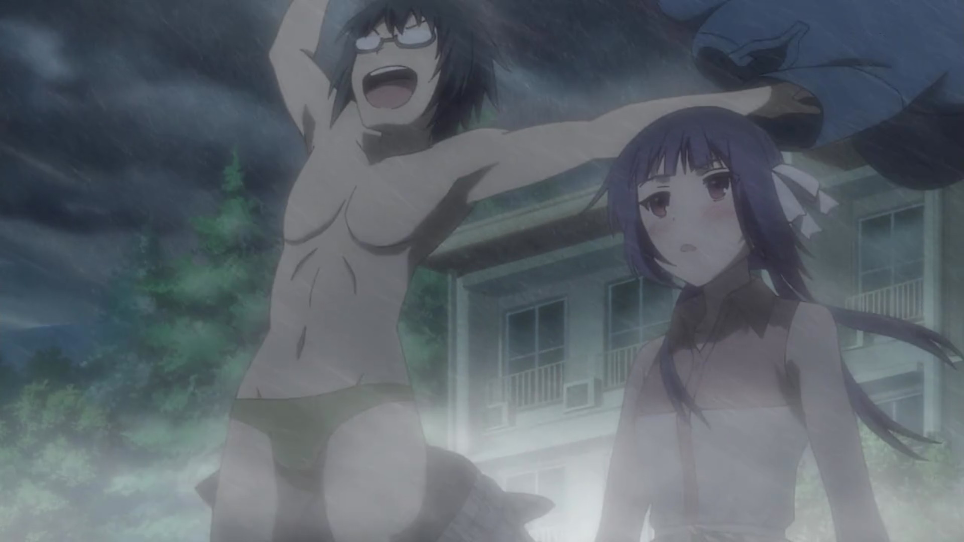 のうりん 9話 学校の海パン 海外の感想 かいがいの