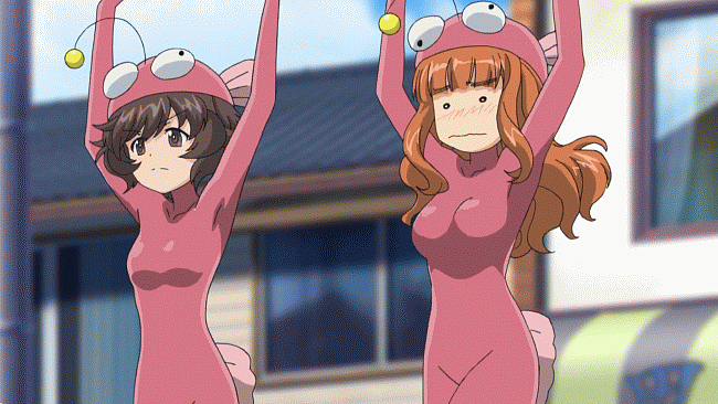ガールズ パンツァー 4話 隊長 がんばります 海外の感想 かいがいの