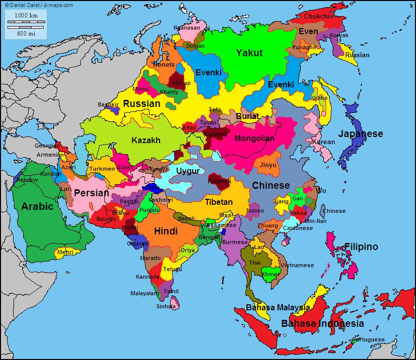 アジア各国で話されている言語を示した地図 海外の反応 海外のお前ら 海外の反応 アジア各国で話されている言語を示した地図 海外の反応 海外のお前ら 海外の反応