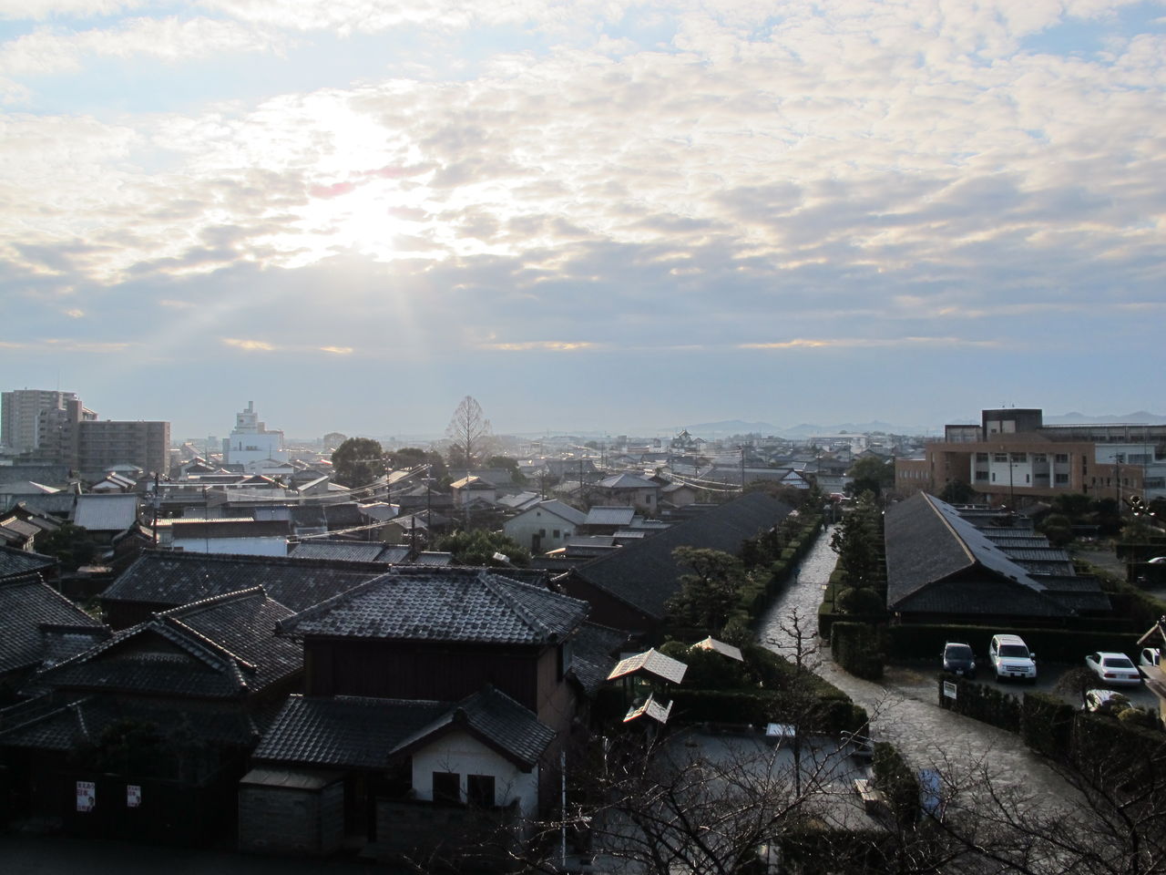 堀坂山 観音岳 朝の街の風景 松阪市議会議員 海住恒幸 ブログ
