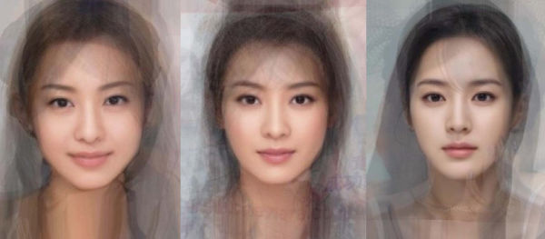 B 韓国人 日中韓の美女芸能人の平均ルックス比較 カイカイ反応通信