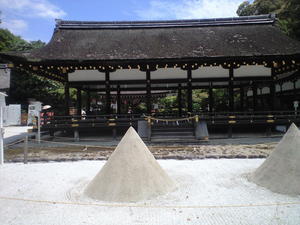 2010年5月10日上賀茂神社清めの砂