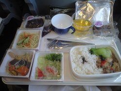 2009年12月20日機内食