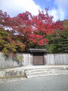 2010年11月16日上離宮に行く門