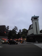 2009年6月7日夕暮れの尾山神社