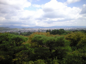 2010年9月16日大河内山荘から京都市街