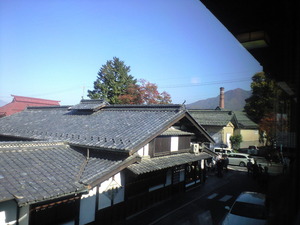 2010年11月7日竹風堂二階より