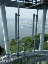 2009年6月25日展望台の外階段を下る