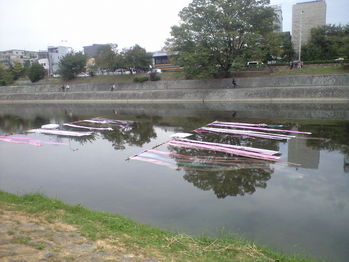 2009年10月24日友禅流しデモ