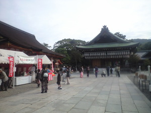 11月3日八坂神社七五三風景
