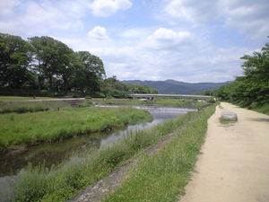 2010年5月18日上賀茂神社付近の鴨川