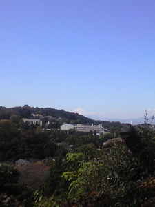 2010年11月19日円覚寺から見る富士山