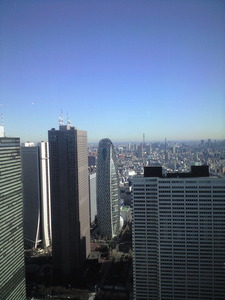 2011年1月18日コクーンビルとスカイツリー